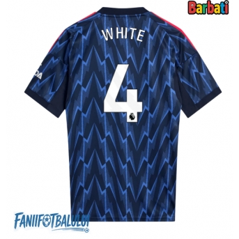 Arsenal Ben White #4 Tricou Fotbal Replică 2025-26 Barbati Deplasare